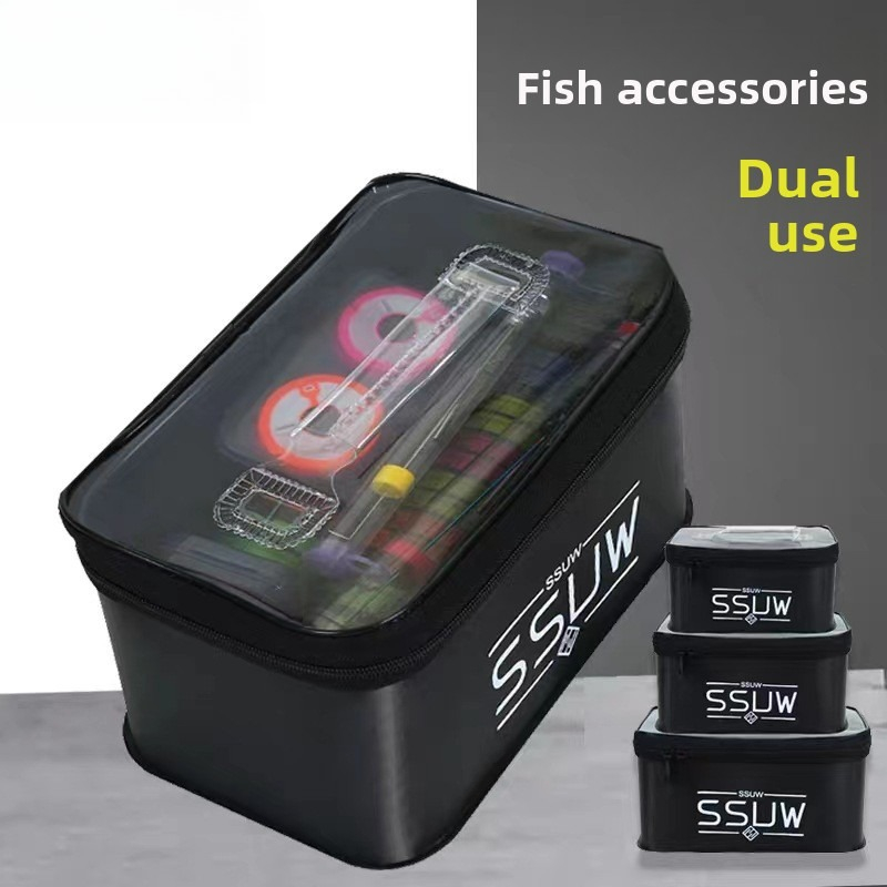 Fish Finder Case - Draagbare EVA Visgerei Box Grote Capaciteit