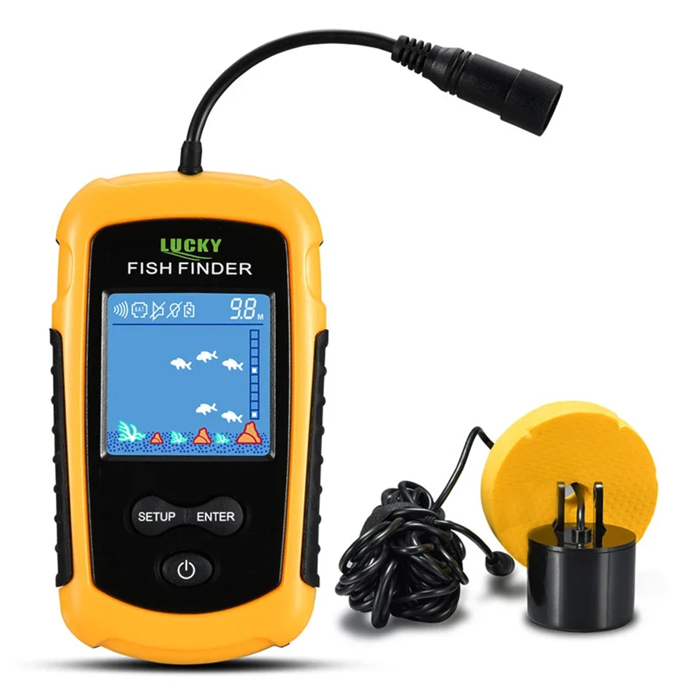 Lucky LCD-kleurenscherm Draagb - Fish Finder Transducer recensie en prijs