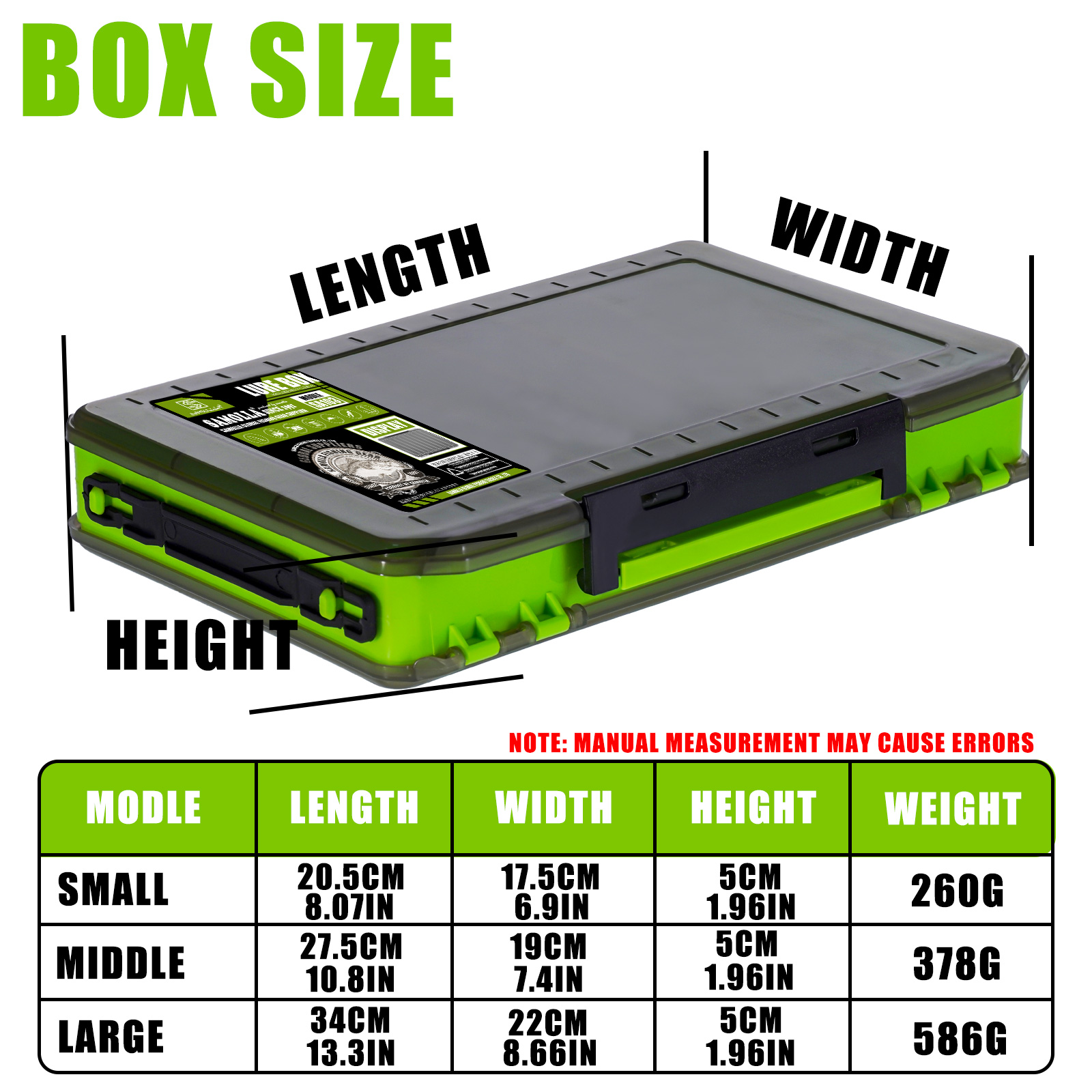 Dubbelzijdig Lokken Baits Box  - Fish Finder Case recensie en prijs